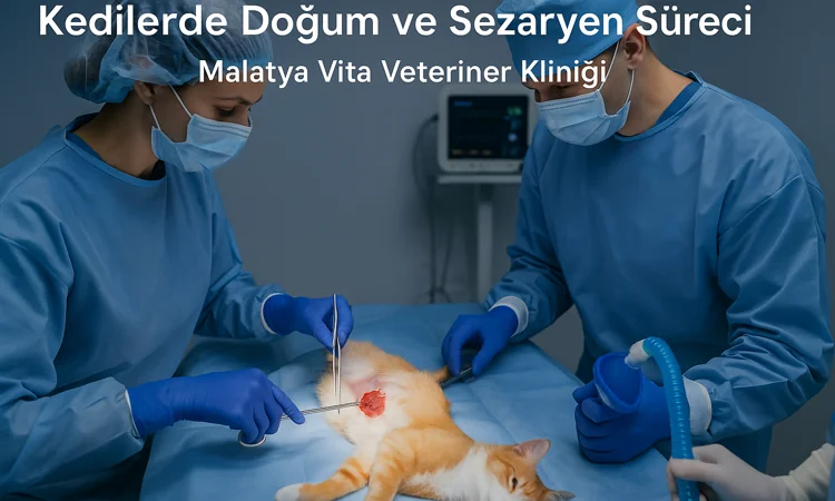 Kedilerde Doğum ve Sezaryen | Malatya Vita Veteriner Kliniği